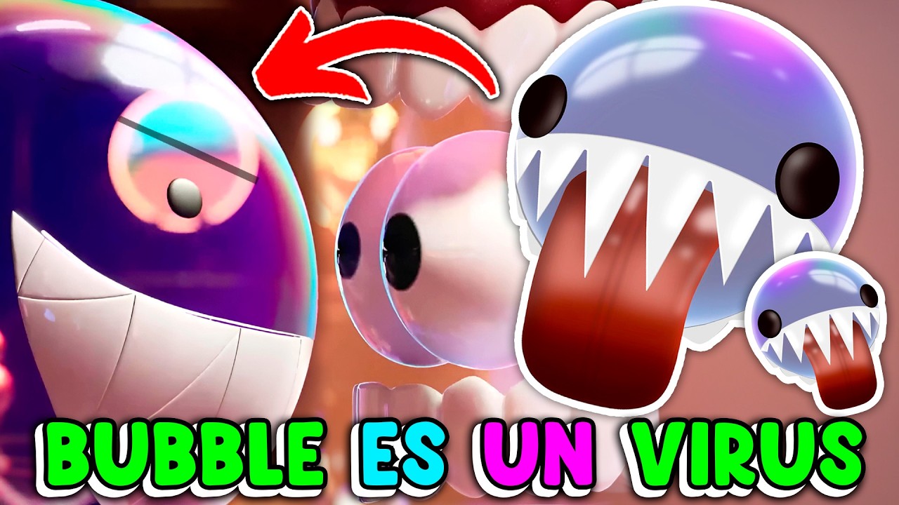 BUBBLE ES UN VIRUS QUE QUIERE ELIMINAR A CAINE #theamazingdigitalcircus #digitalcircus