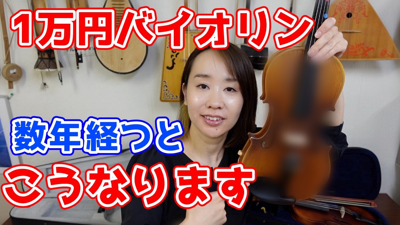 3年使った1万円バイオリン、その評価を徹底レビュー