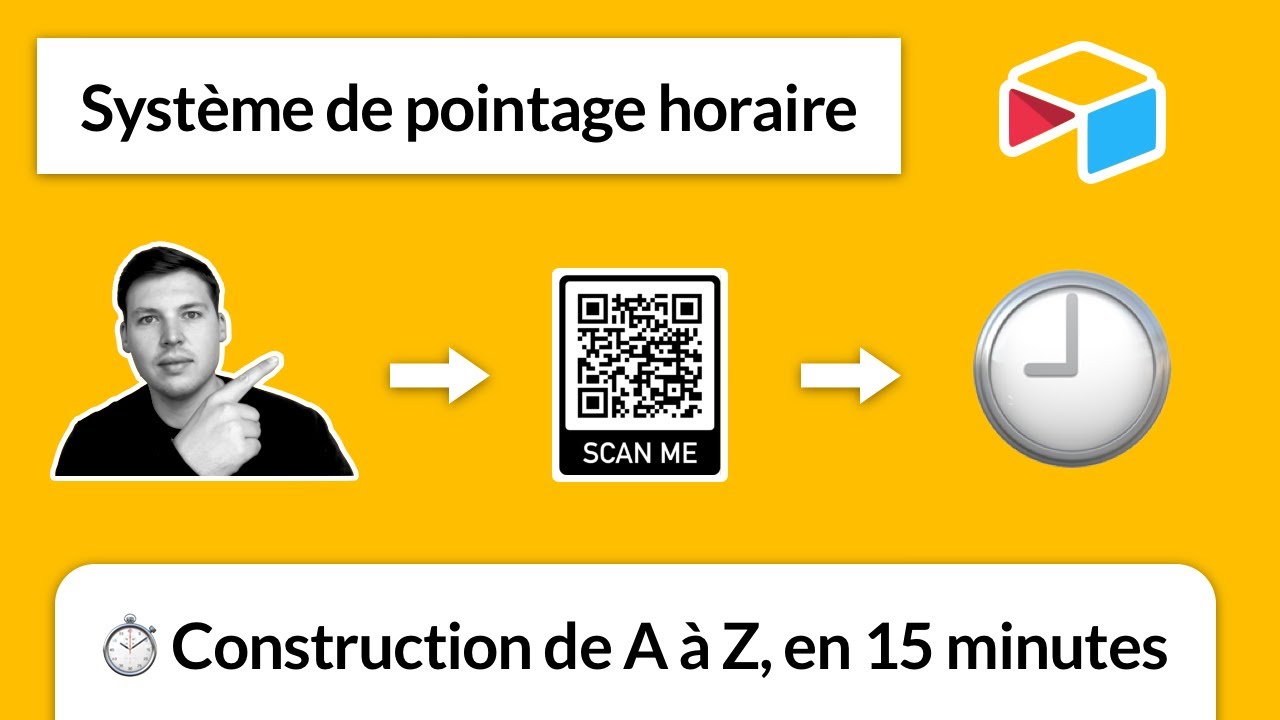 Un système de pointage par QR code en 15 minutes top-chrono