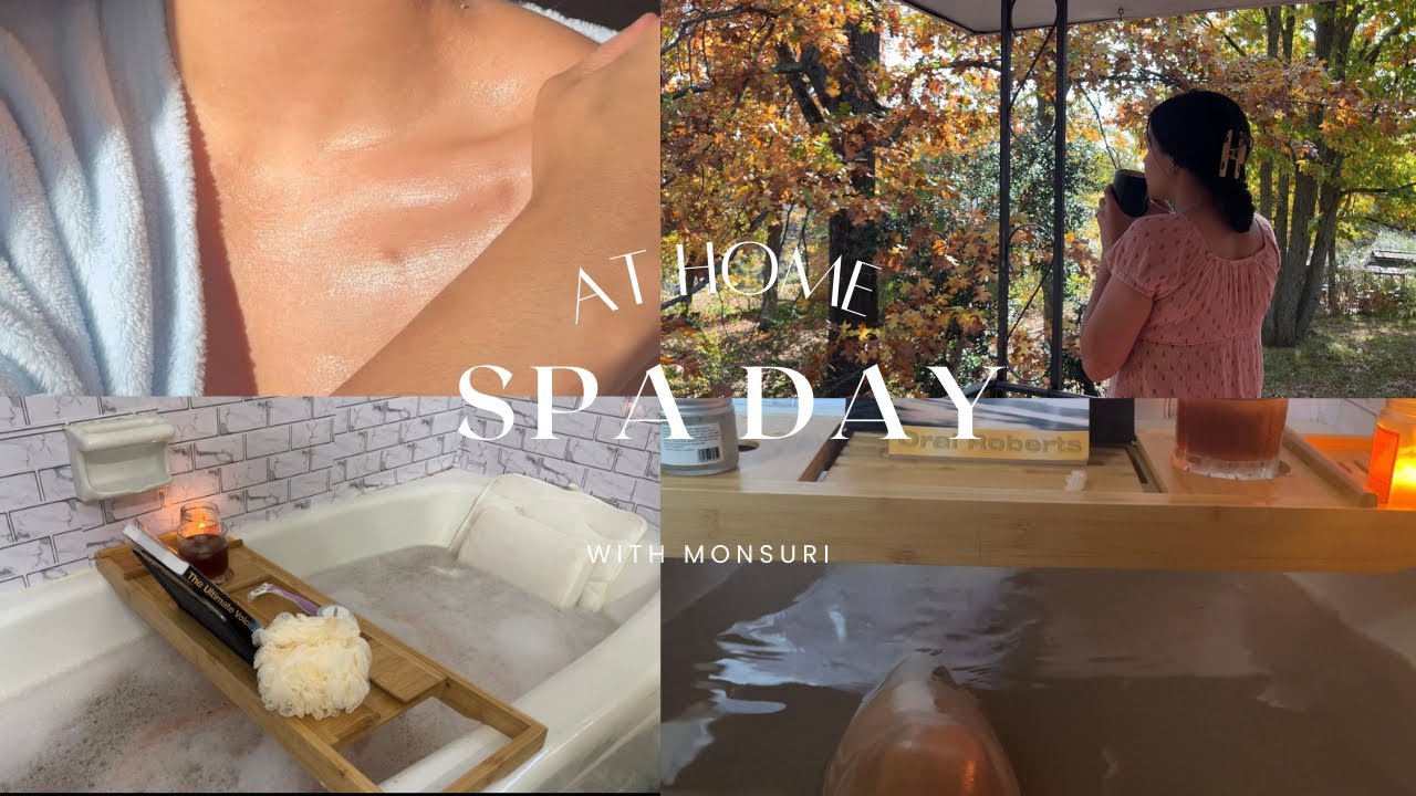 Spa Day At Home: Self Care Motivation - Luxury Bath, Skin Care, Body Care, and Reflection