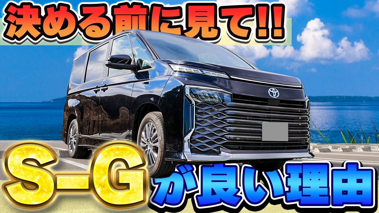 【逆張り】VOXY S-Gにする理由は何？