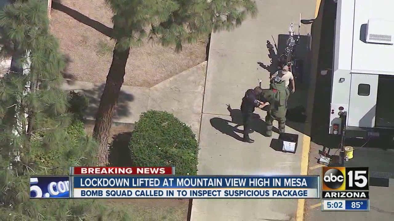 Lockdown lifted at Mountain View High in Mesa