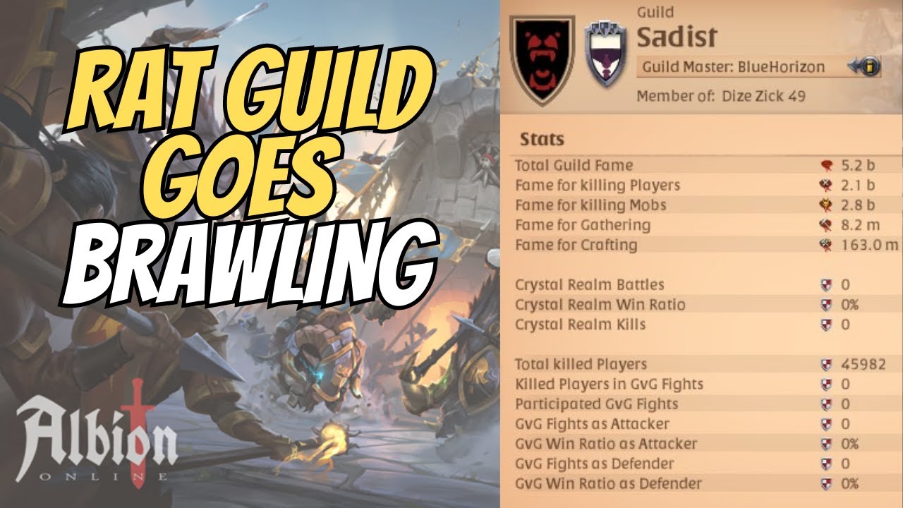 When a Rat Guild goes Medium-Scale Brawling | Albion Online EAST
