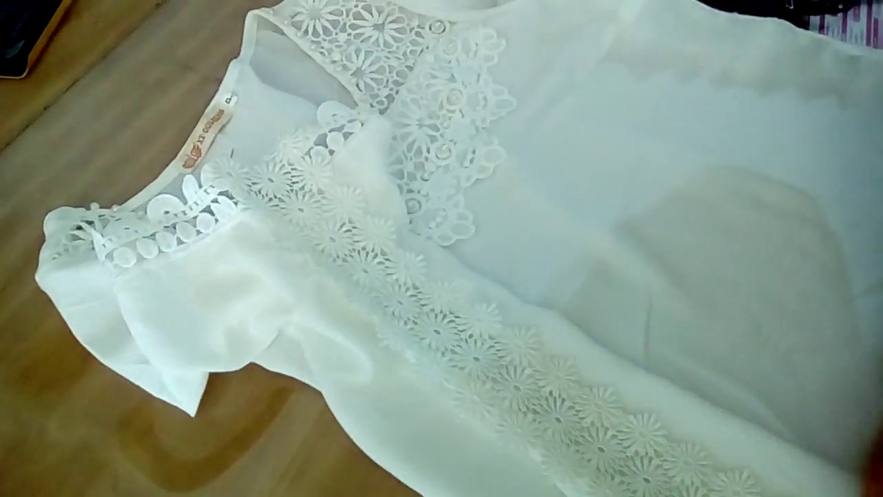 Como aumentar a blusa com renda na lateral