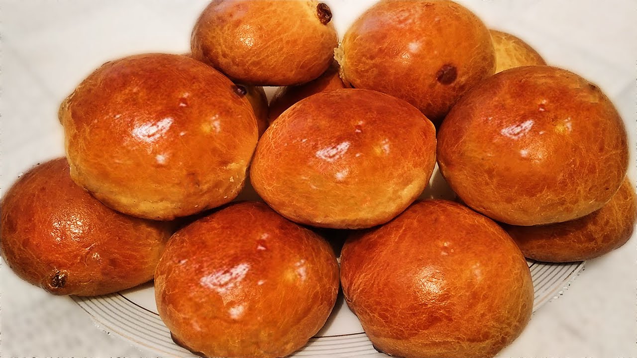 Asan Bulka Resepti.Yumşaq Ləzzətli Kişmişli Bulka Hazirlanmasi.