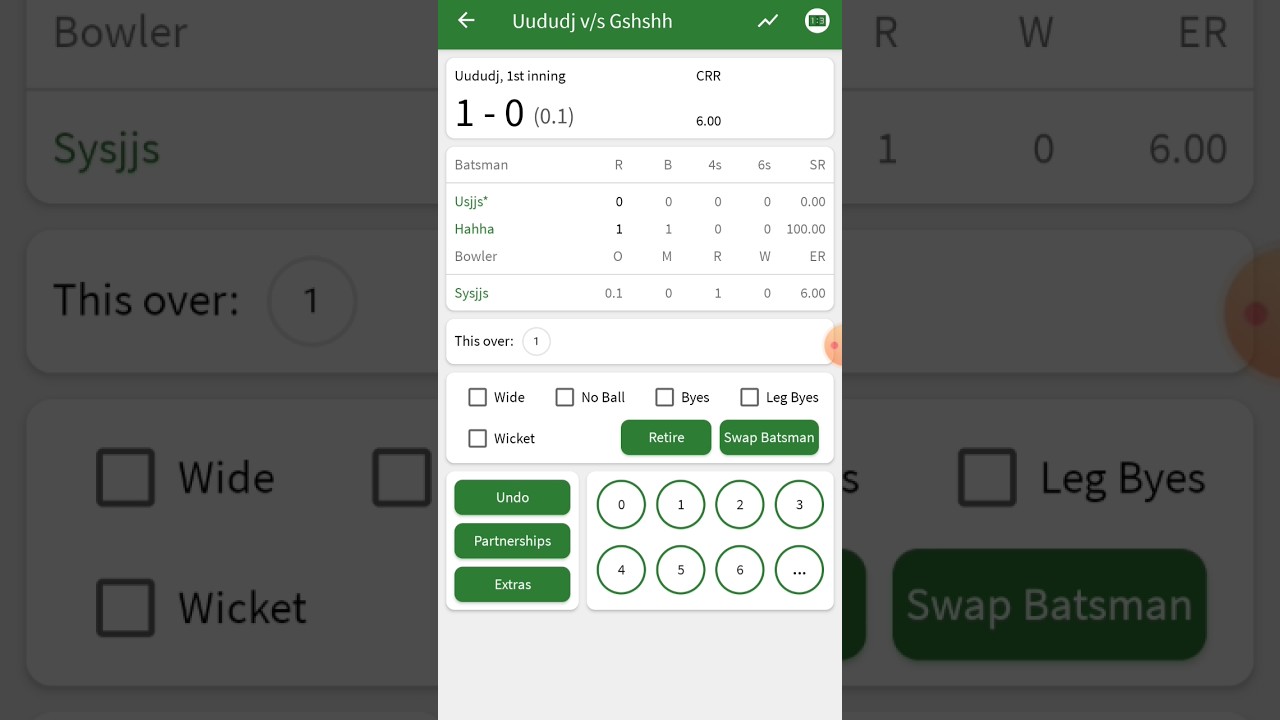 Best Gully Cricket App For Score #shorts