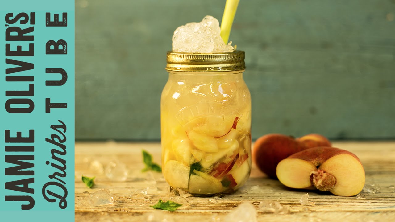 Jamie's Flat Peach Smash (for Jamie Oliver) featuring DJ BBQ | Cocktail Request Week