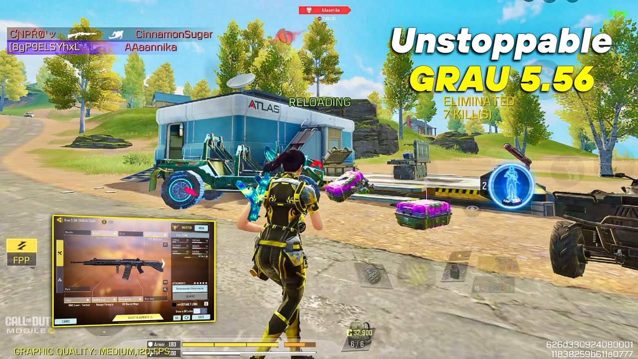 GRAU 5.56 IS UNSTOPPABLE WITH THIS LOADOUT IN CODM BR 🤯 | BEST GRAU GUNSMITH COD MOBILE