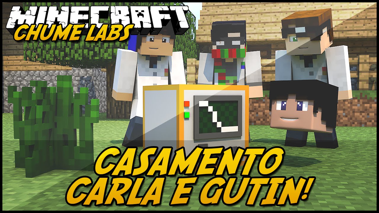 Minecraft: CHUME LABS - CASAMENTO PRONTO?! #20