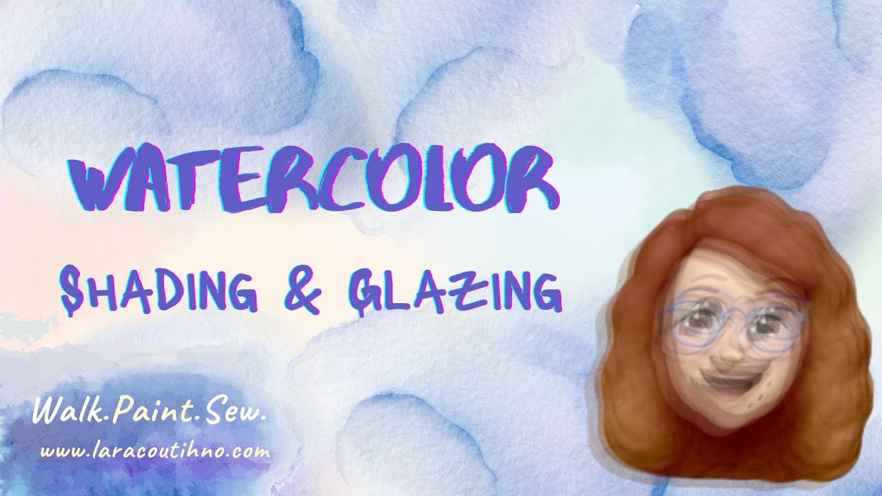 Seeing Blurry? It's Just Watercolor Shading and Glazing with a Touch of Leafy Inspiration!