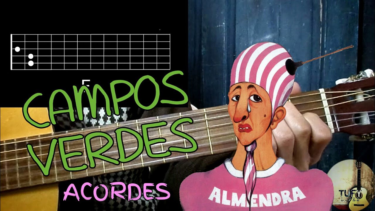 ☞"Campos Verdes" - Almendra.☜ ➡🎸🎧🎶🙂Acordes||Cover Guitar