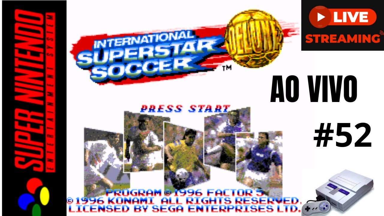 🔴LIVE: INTERNATIONAL SUPERSTAR SOCCER DELUXE - SNES