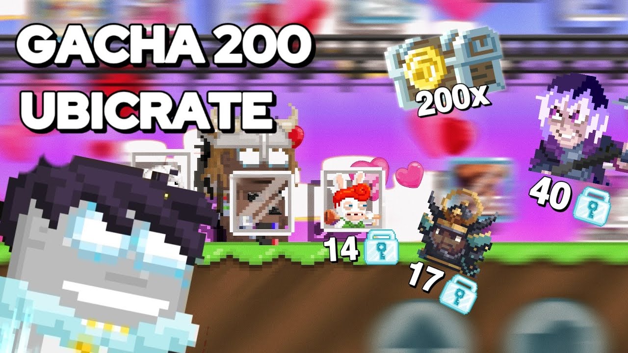 Gacha 200 UBICRATES!! Dapet item ini😱 | Growtopia Indonesia