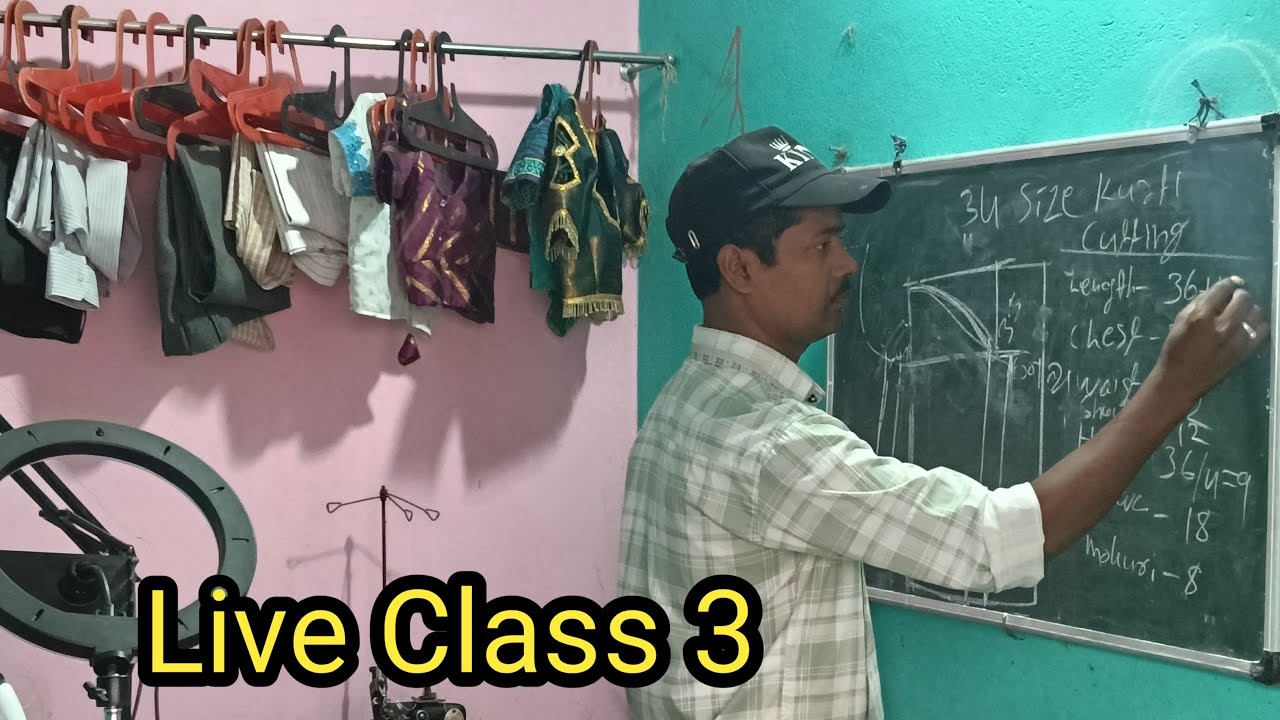 Free online  class -3//କପଡା କୁ କିପରି ଭାଙ୍ଗ କରିବା  କିପରି ମାର୍କ କରିବା ଶିଖନ୍ତୁ Live //Blouse cutting.