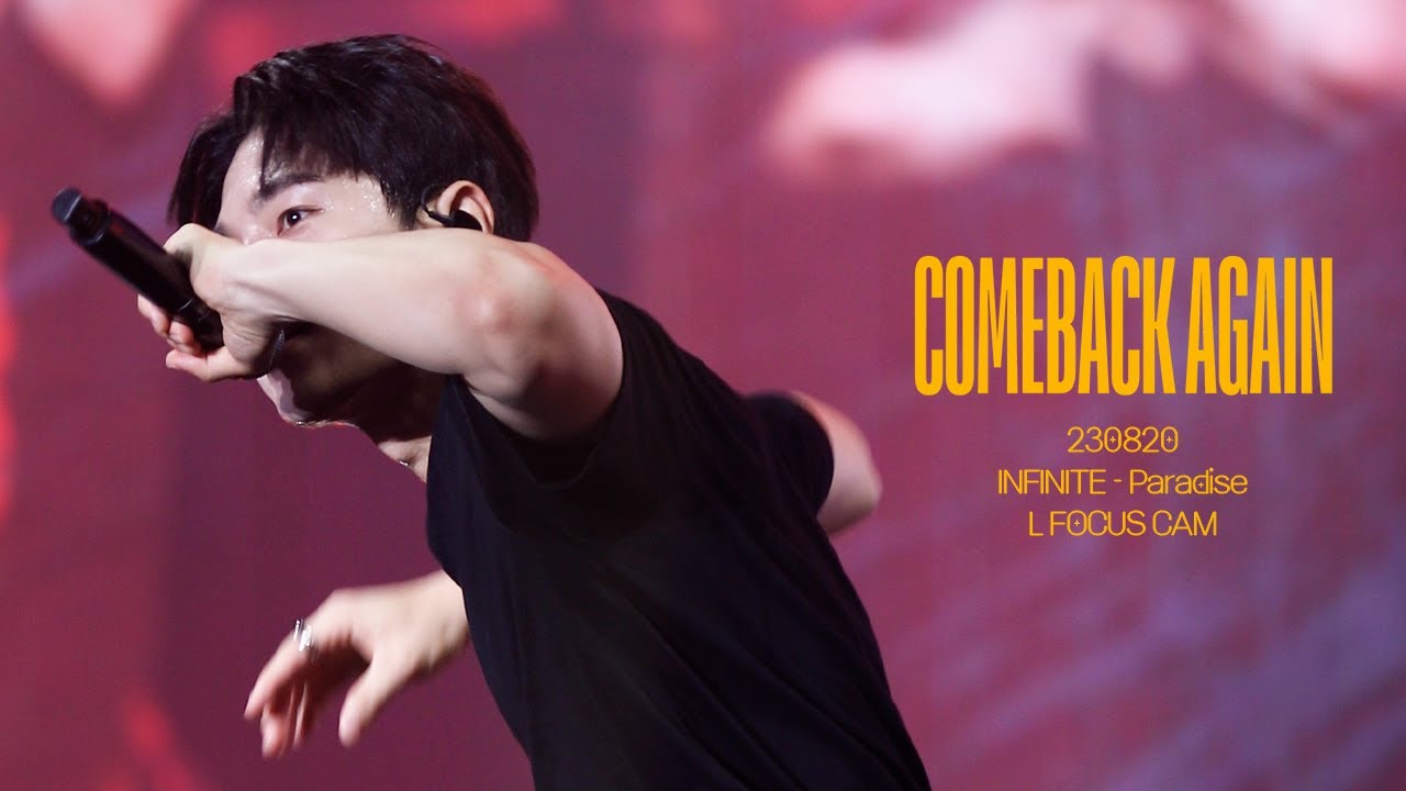 [4K] 230820 INFINITE CONCERT [COMEBACK AGAIN] 파라다이스 (Paradise) | L FANCAM