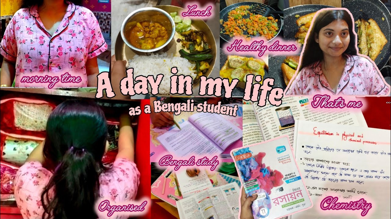 🌸Bengali vlog ( study + daily ) //A day in my life as a Bengali student🌷📑📚 // Back into routine 🩷🫧🧿