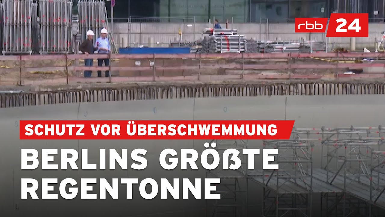 Hier wird Berlins Abwasser bei Starkregen gespeichert