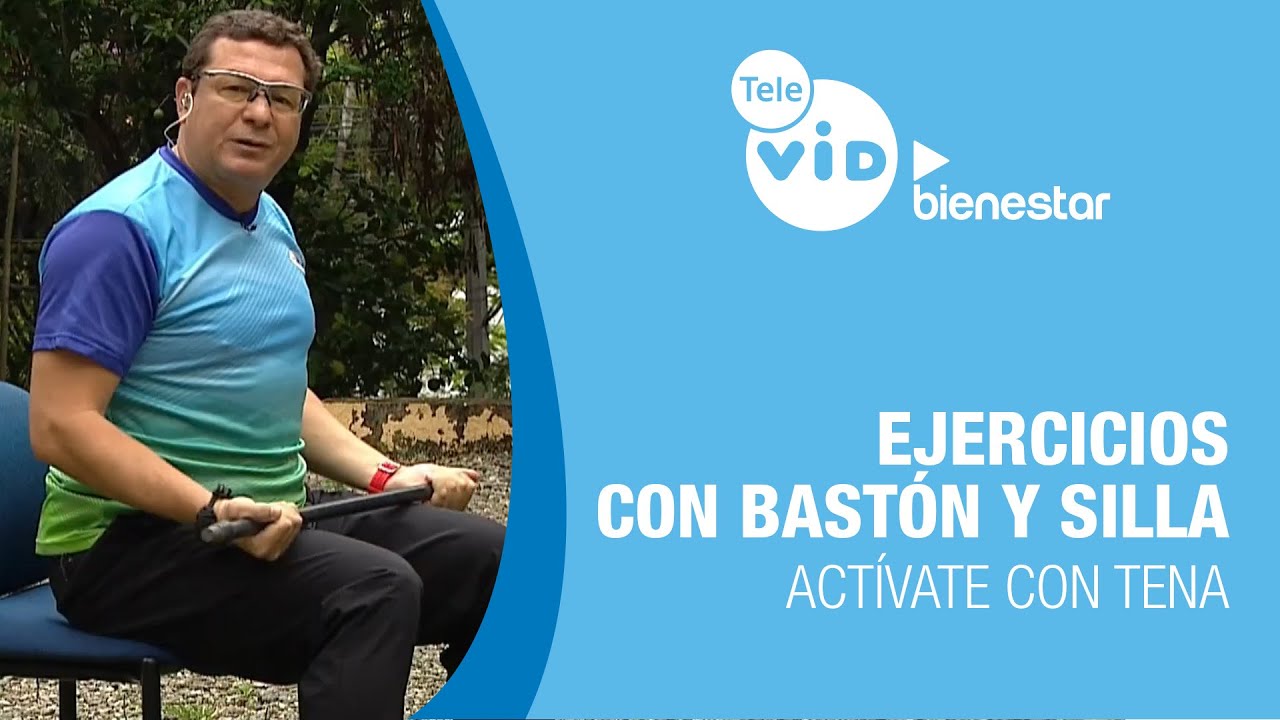 Ejercicios con bastón y silla 🪑💪 Actívate con TENA #ActivateConTena ▶️ Bienestar