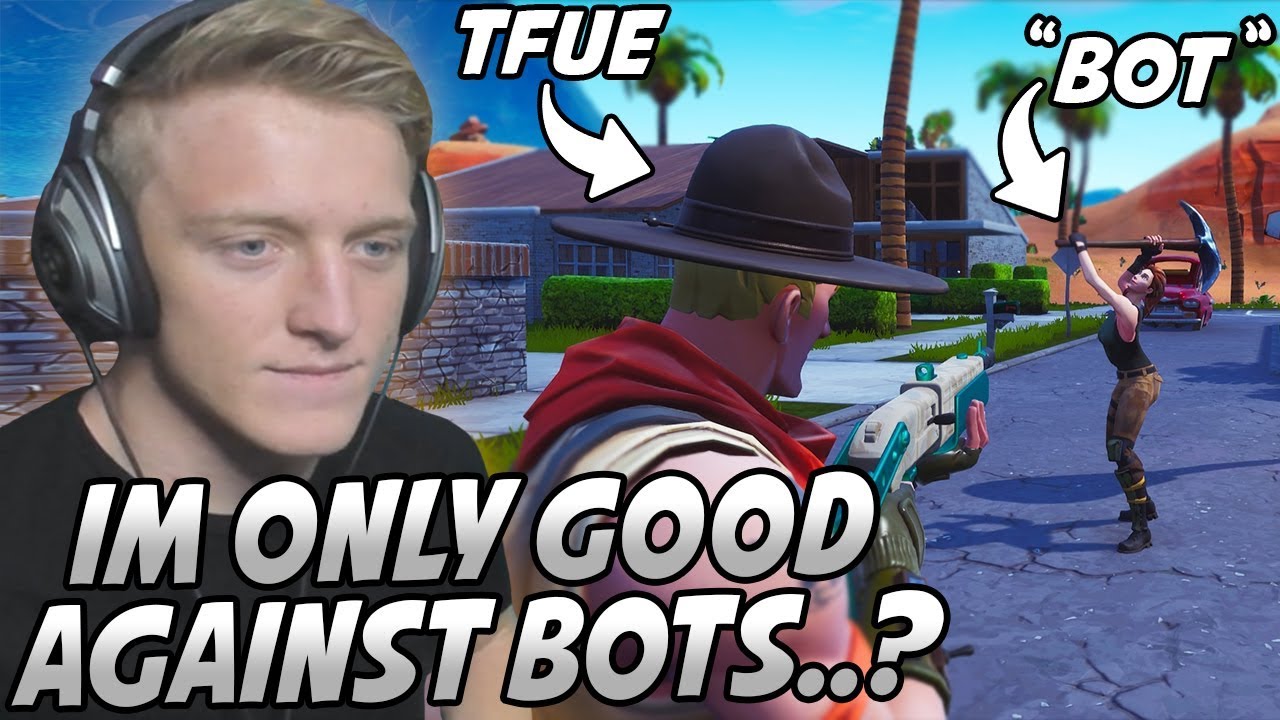 Tfue GOES OFF After His FANS Keep Telling Him He's ONLY Good Because He Plays Against BOTS!