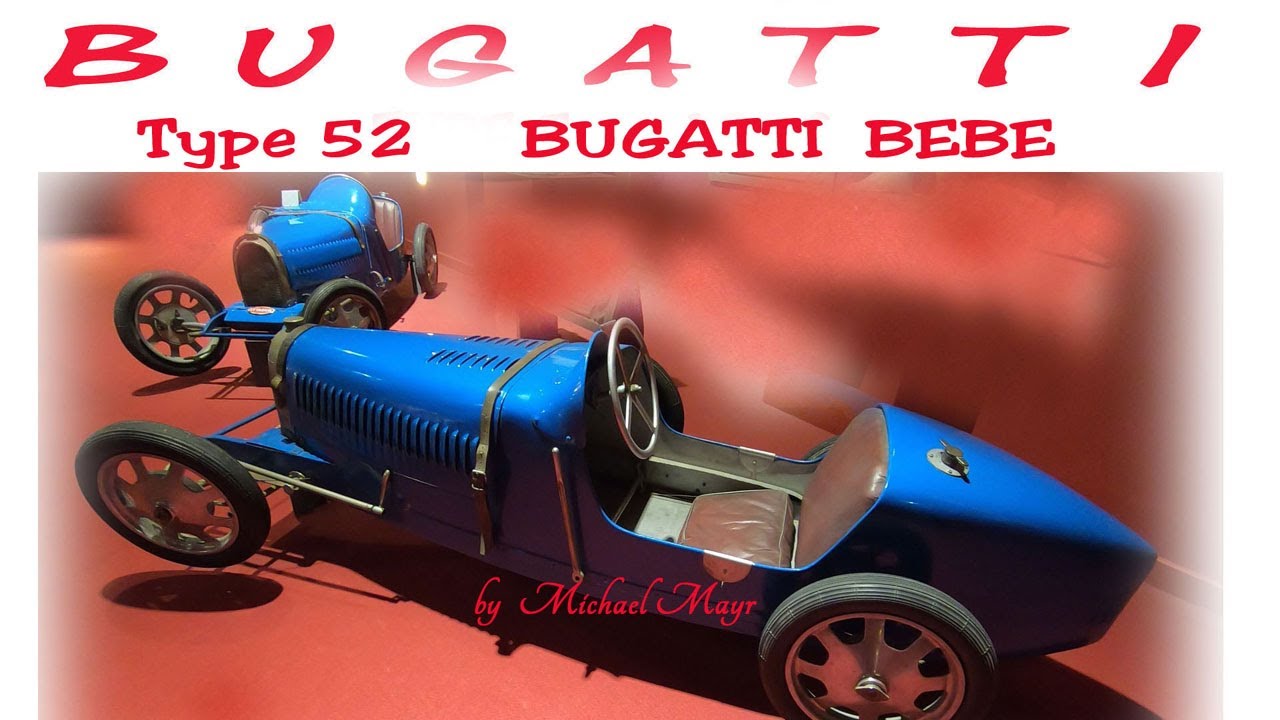 Bugatti Type 52   voiture d'enfant   1927 - a Bugatti 35  in size 1:2 for children