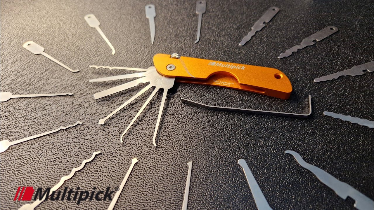 Review: Multipick Jackknife EDC Pocket Pick Set Exclusive Orangeline Edition + 10 Tips