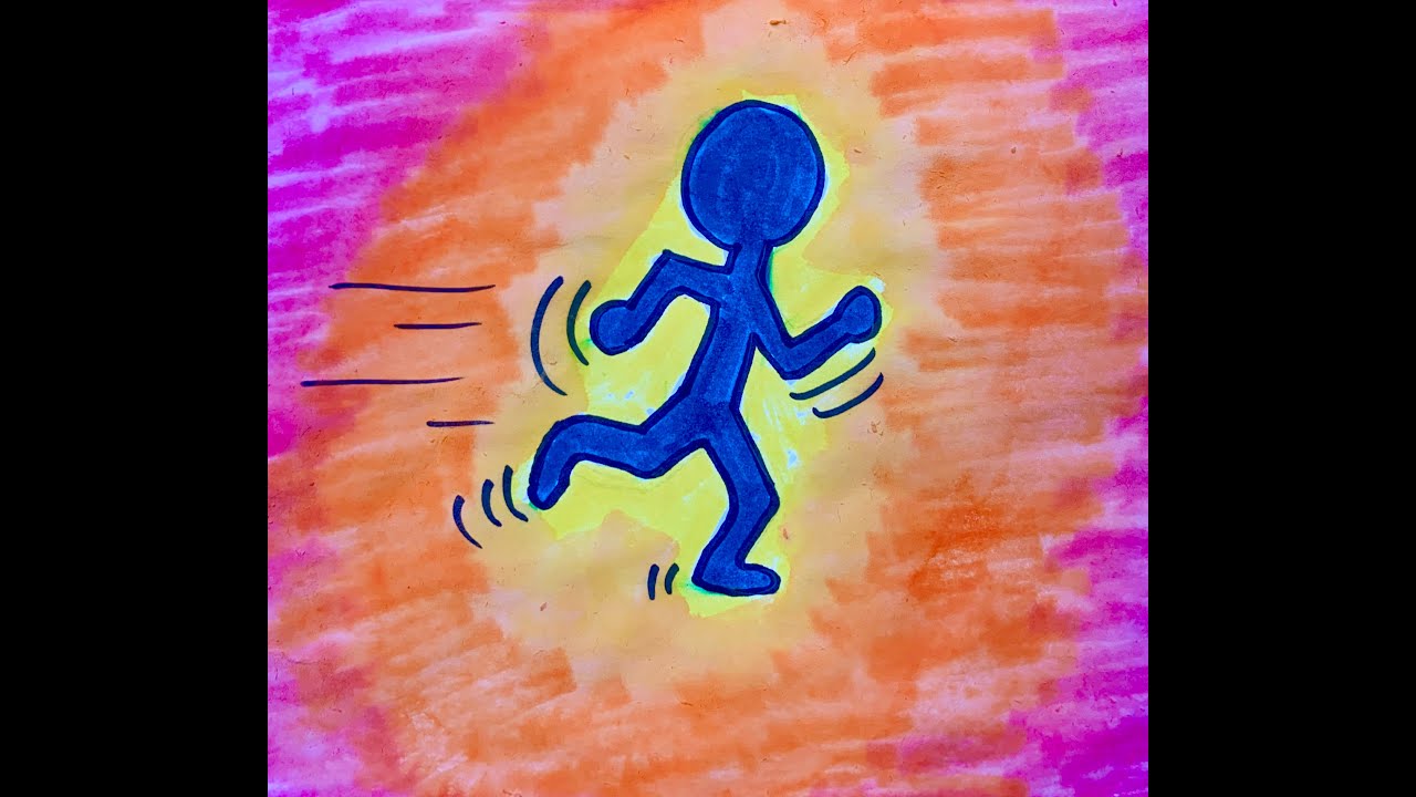 Movement Figure: Keith Haring style
