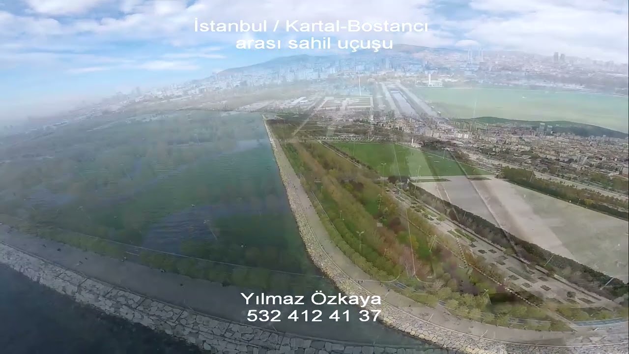 İstanbul / Kartal-Bostancı sahil uçuşumdan özet görüntüler.