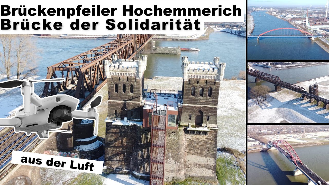 Eisenbahnbrücke Duisburg Hochfeld Brücke der Solidarität Bilder Hochemmerich