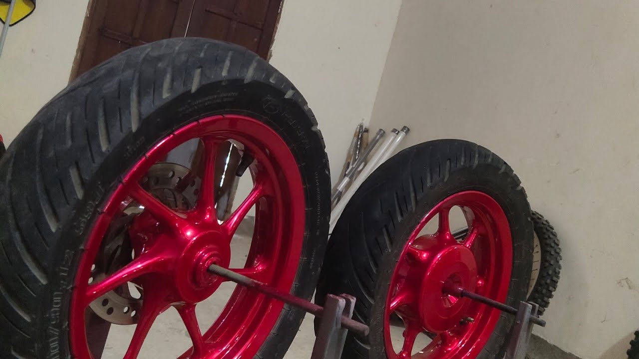 Red candytone dasaran pink metalic