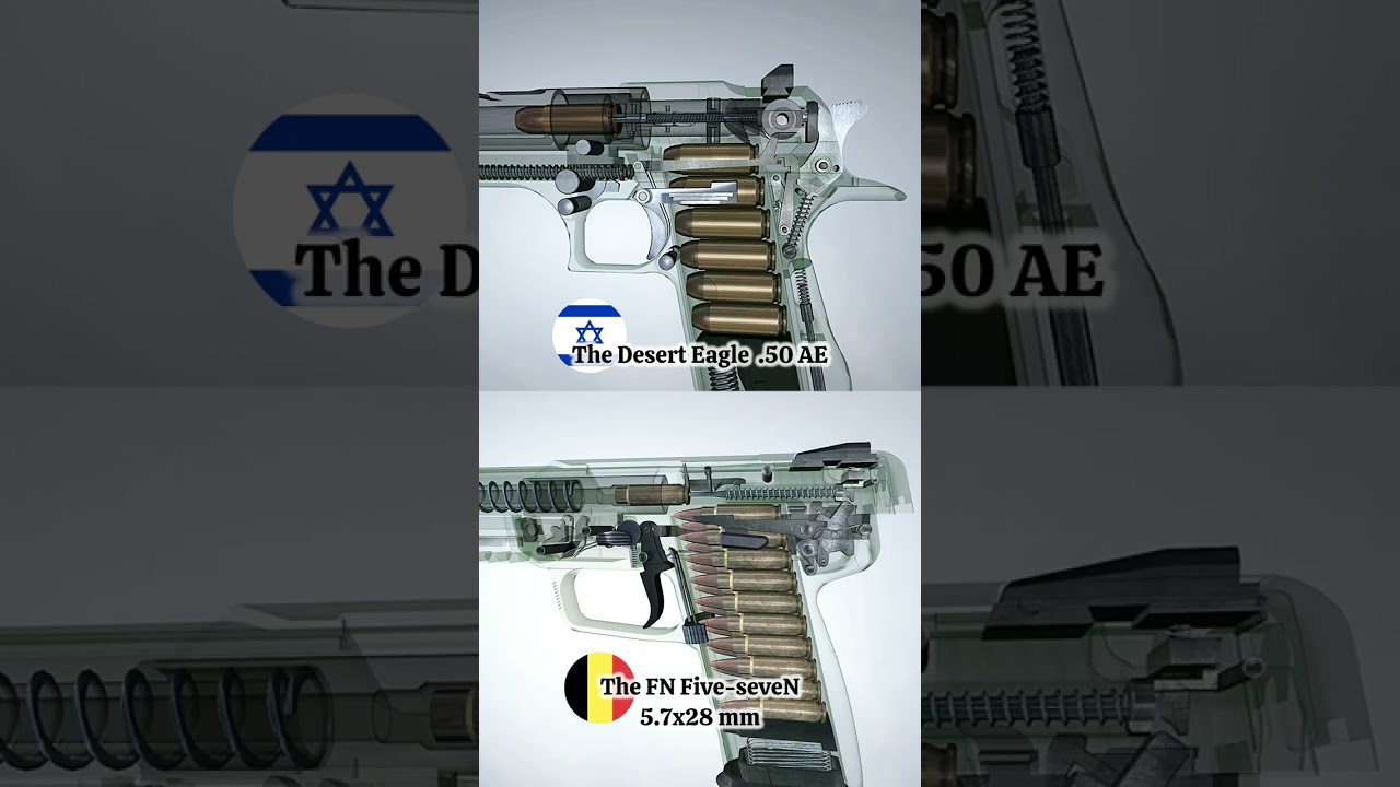 Desert Eagle .50AE  Vs.  FN Five-seveN 5.7x28mm