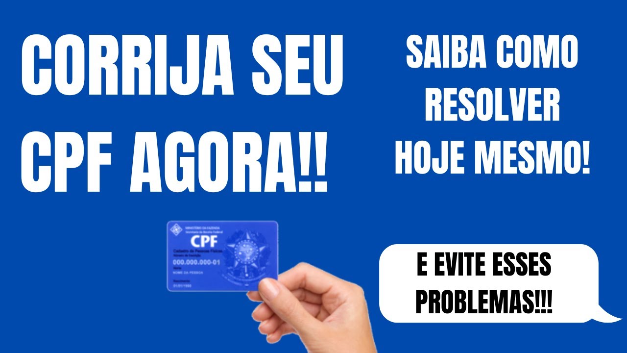 Como alterar seu CPF online sem sair de casa?