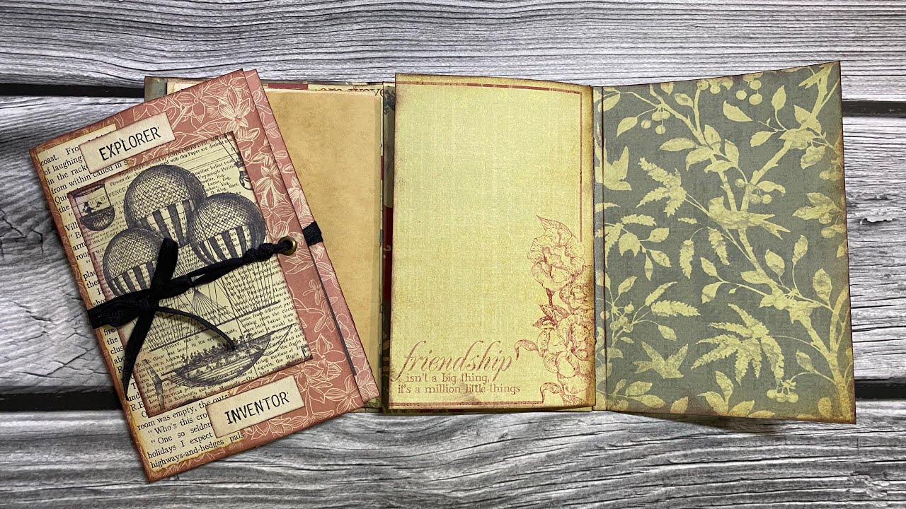 One sheet wonder, Use those 12 x 12's #junkjournals #scrapbookpaper