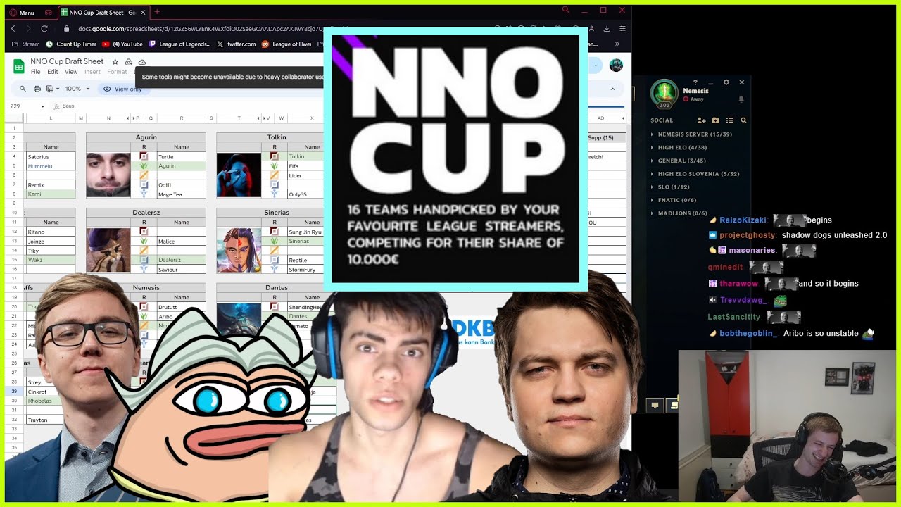 NNO Cup Draft! ft. Baus, Drututt, Dantes, NoWay4u & many more!