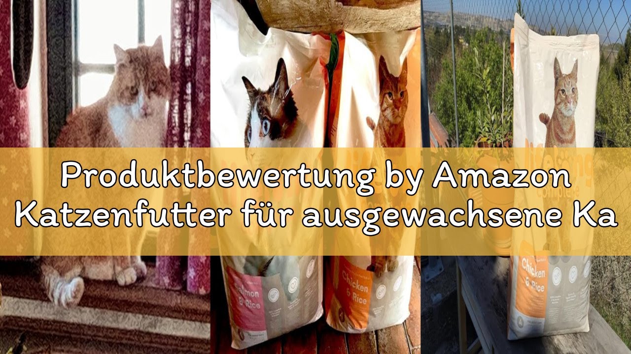 Produktbewertung by Amazon Katzenfutter für ausgewachsene Katzen, Fein zubereitetes Trockenfutter mi