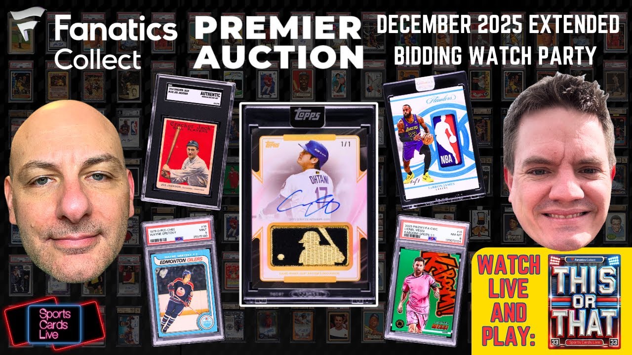 $1M+ Shohei Logoman + Messi Kaboom 1/1 + PSA 9 Gretzky  | Fanatics Collect Dec 2025 Premier Auction