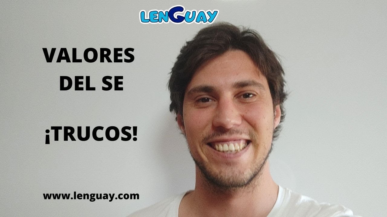 Los valores del se Sintaxis Bachillerato Selectividad lengua EVAU PEVAU