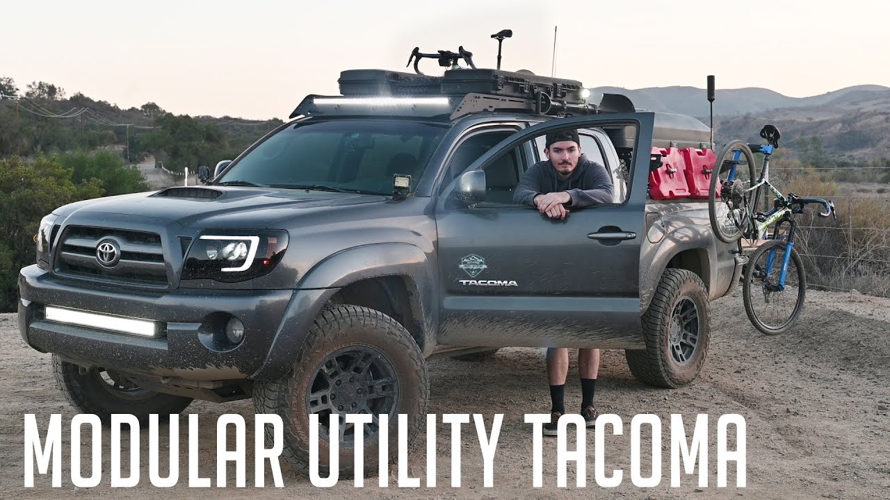 A Toyota Tacoma Built for Utility | Mobile Bike Shop & Kitchen