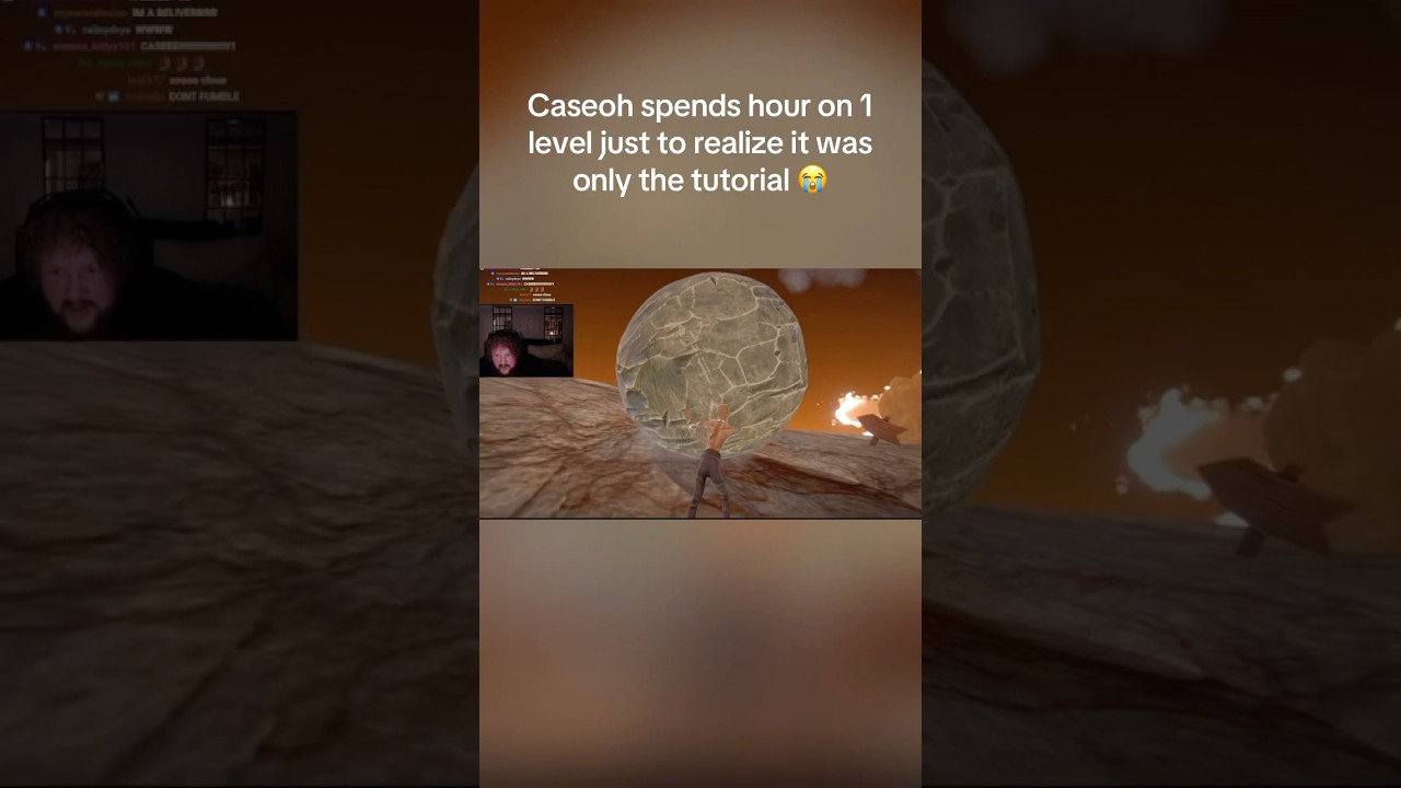 Case thought he beat the game 😭 #caseoh #caseohfunnymoments #gaming #fyp