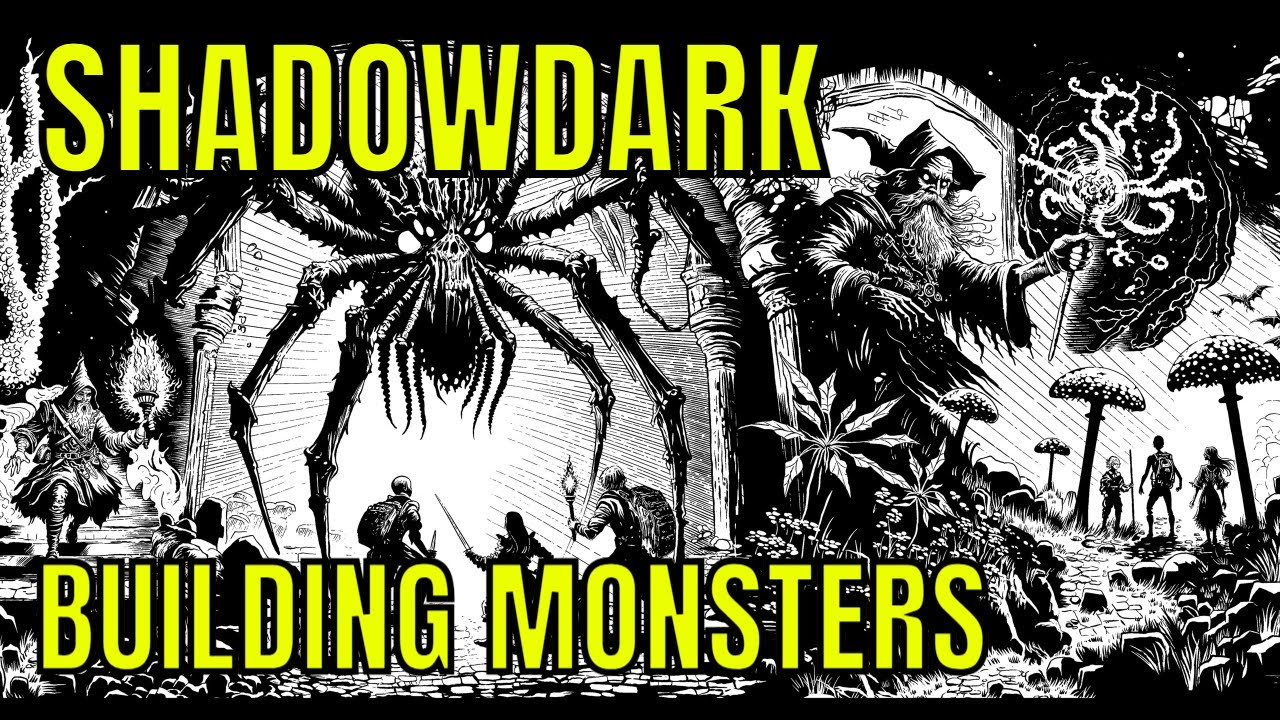 BUILDING SHADOWDARK MONSTER STAT-BLOCKS 🔴#4k LIVE