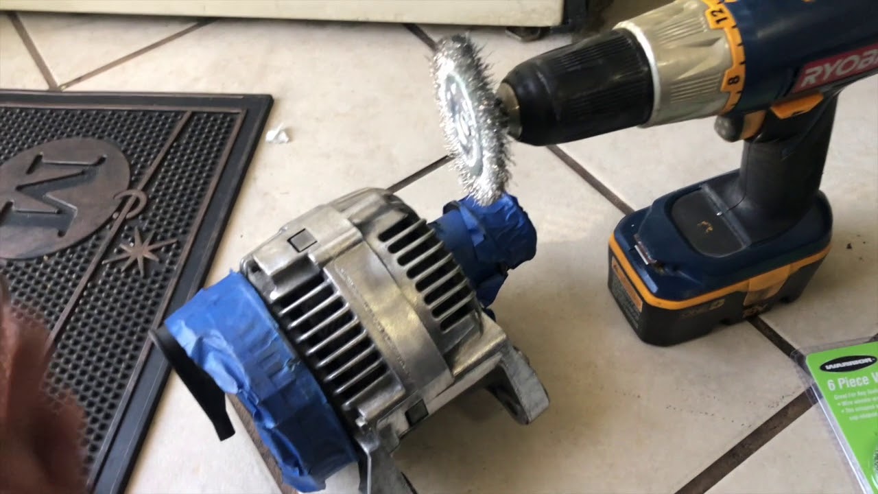 Polishing E36 Alternator