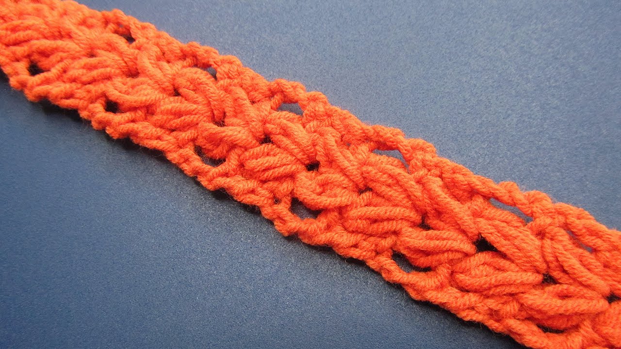 Easy Crochet: How to Crochet a Simple Double Puff stitch Cord for beginners.