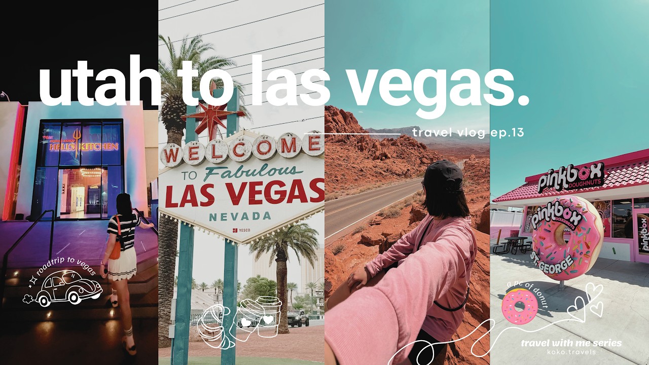 Utah to Vegas Road Trip: Beef Wellington, Crumbl Cookies & the Strip!