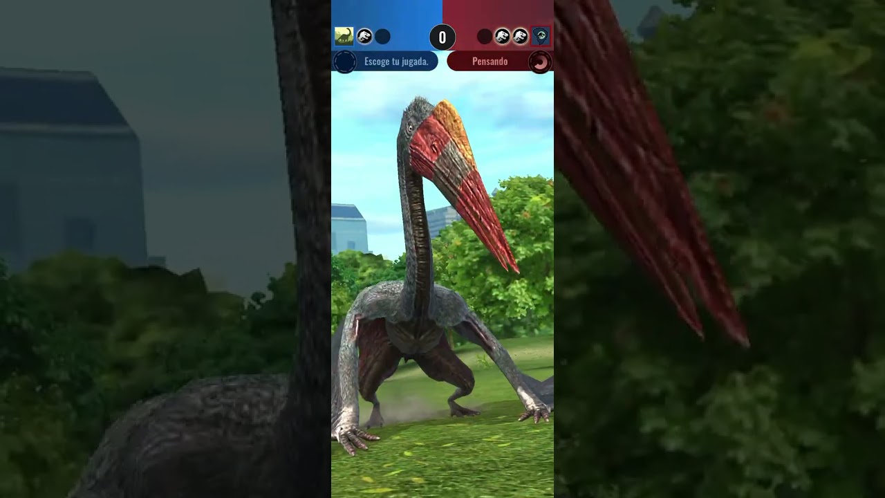 Jugando Jurasic World Alive en mi cuenta segundaria