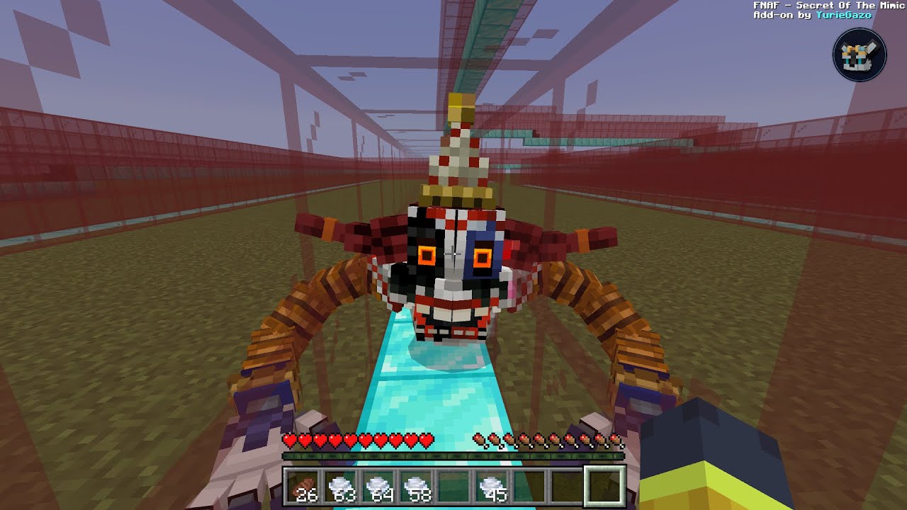 FNAF Secret of the Mimic Jackie Phase II in Maze MOD in Minecraft PE