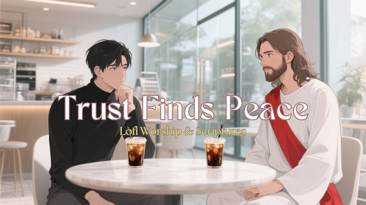 Trust Finds Peace | Gentle Lofi Worship and Bible Verses