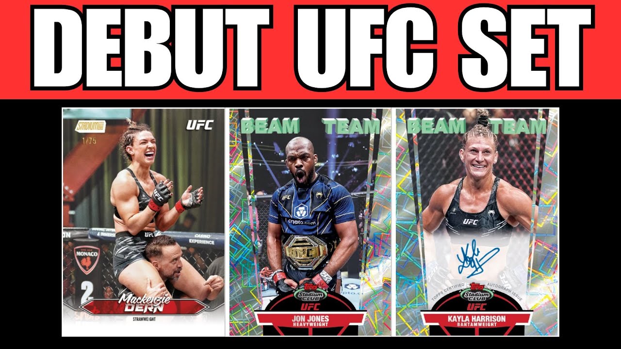 TOPPS Stadium Club UFC Is HERE… And It’s a MONSTER Debut Set!