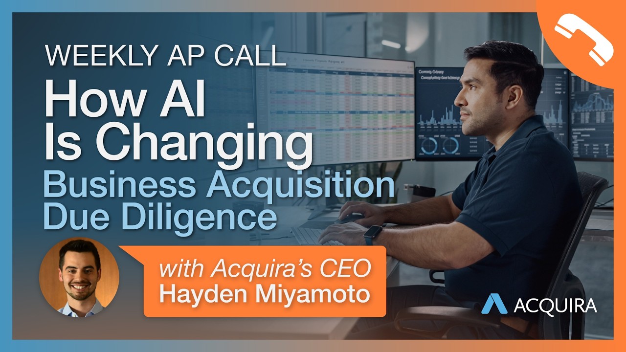 How AI Is Changing Business Acquisition Due Diligence (Before Everyone Catches Up)