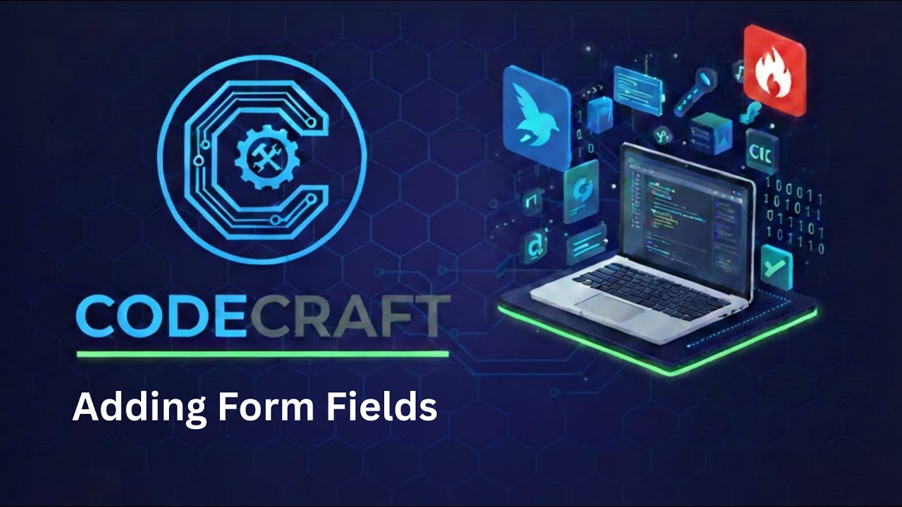 Flutter & Firebase Chat App 🚀 Add Form Fields for Login & Registration | CodeCraft