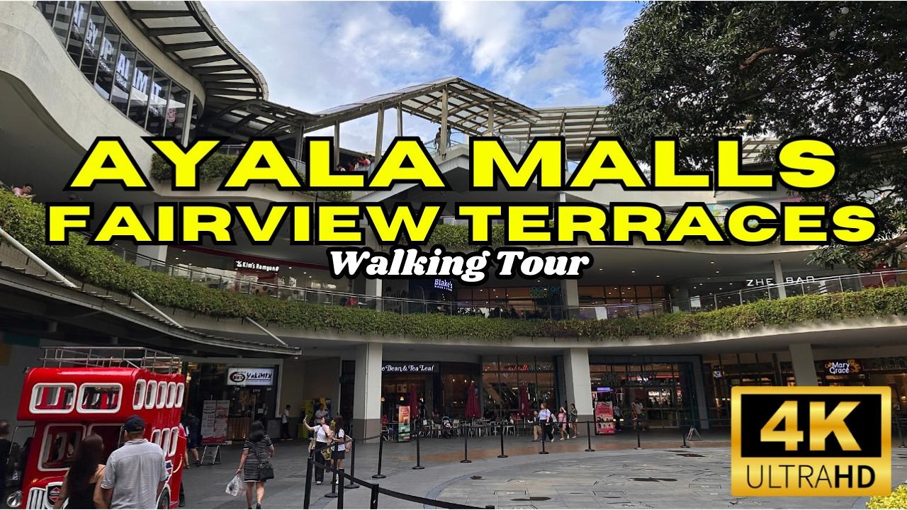(4K) Relaxing Walking Tour | Ayala Malls Fairview Terraces