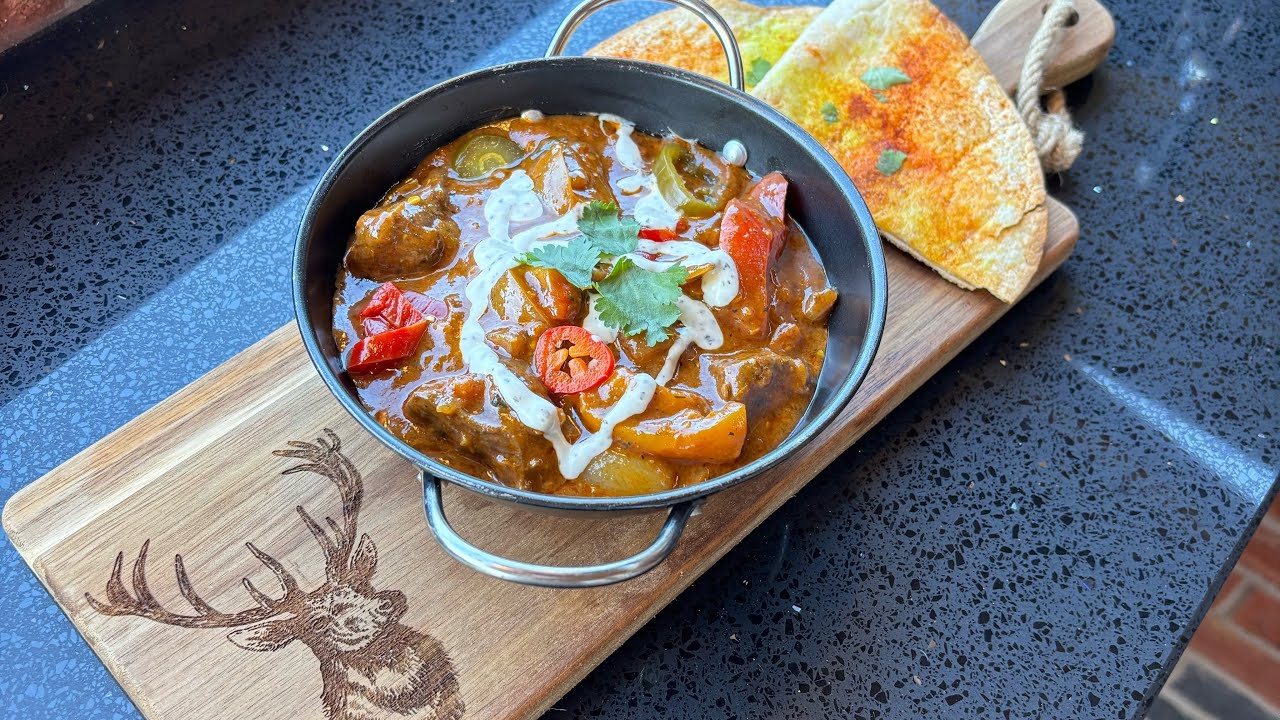Indian curry, made with Venison. From Warwickshire Game.
